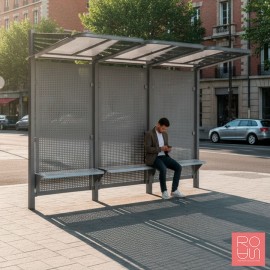 Marquesina d'autobús Conviviale antivandàlica